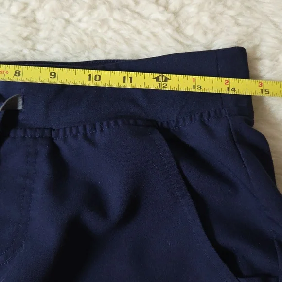 Figs Zamora Jogger Scrub Pant Sz S Petite Navy - Picture 6 of 8
